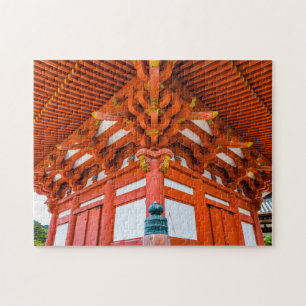 Pagoda bottom up perspective, Miyajima Jigsaw Puzzle