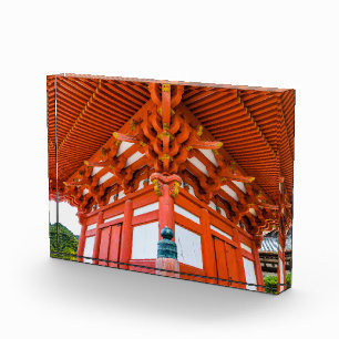 Pagoda bottom up perspective, Miyajima Photo Block