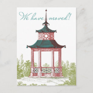 Pagoda Change of Address Cards