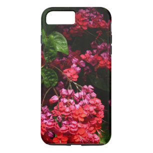 Pagoda Flowers Colourful Red and Pink iPhone 8 Plus/7 Plus Case
