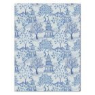 pagoda forest in blue