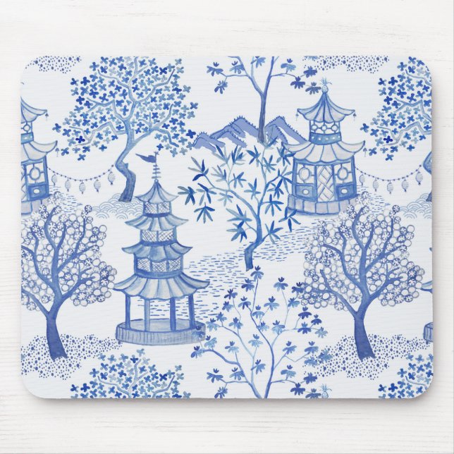 Pagoda Forest Mouse Pad (Front)