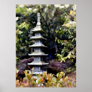 Pagoda Tower of Zen Poster