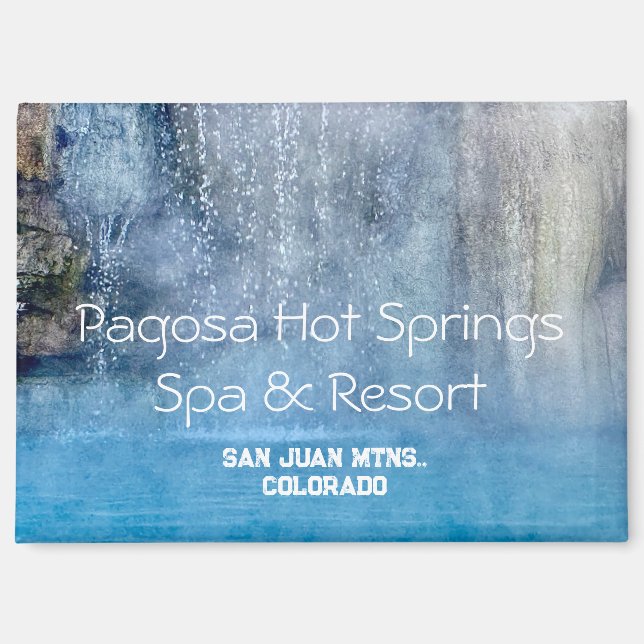Pagosa Hot Springs Travel Magnet (Front)
