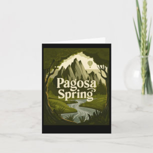 Pagosa Springs – A Hidden Oasis! Sticker  Card