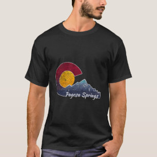 Pagosa Springs Colorado Hoodie With Flag Inspired T-Shirt