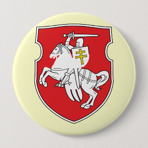 Pahonia, Belarus 10 Cm Round Badge