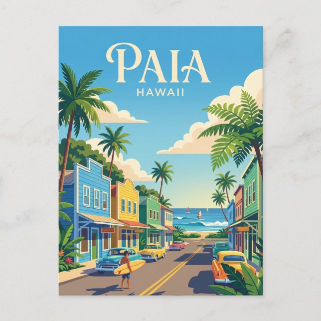 Paia USA Postcard (Front)