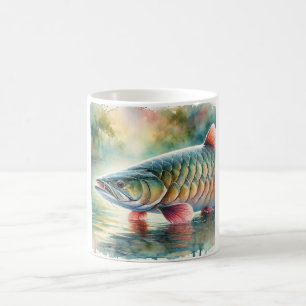 Paiche in the water 180924AREF121 - Watercolor Coffee Mug