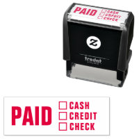 Paid Cash Credit Card Check Business Invoice