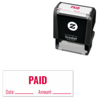 PAID Date Amount Business Text Template