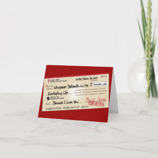 Paid in Full Saved by Jesus Check Card