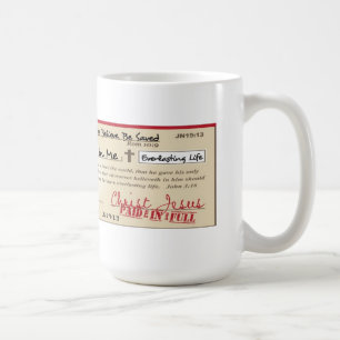 Paid in Full Saved by Jesus Check Coffee Mug