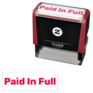 Paid In Full Self-inking Stamp