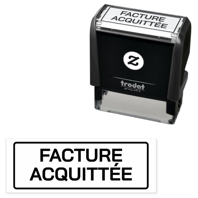PAID INVOICE SELF-INKING STAMP (In Situ)