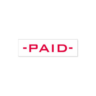 -PAID- Rubber Stamp