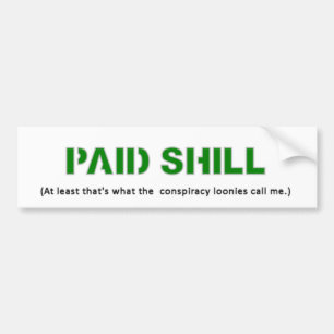 Paid Shill Sticker