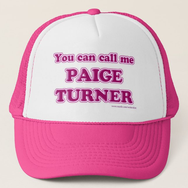 Paige Turner Cap (Front)