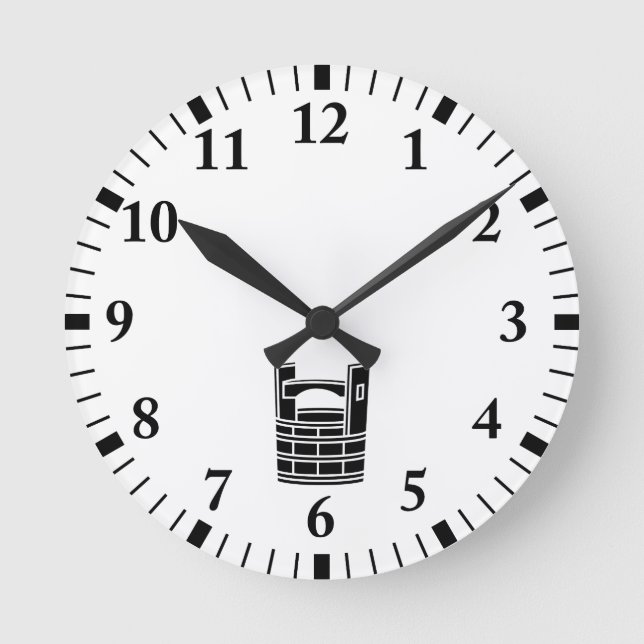 pail round clock (Front)