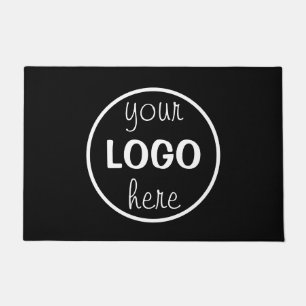 Paillasson Logo Company Noir Moderne Profession Doormat