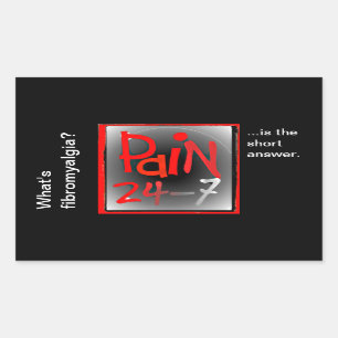Pain 24/7 stickers - chronic Invisible illness