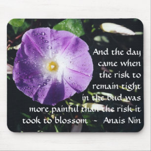 Pain and Risk - Anais Nin - mousepad