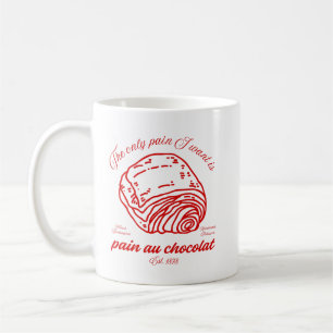 Pain au chocolat coffee mug