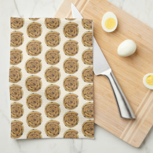 Pain Aux Raisins French Patisserie Bakery Food Tea Towel