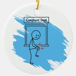Pain Humour Complaint Custom Condition Ornament