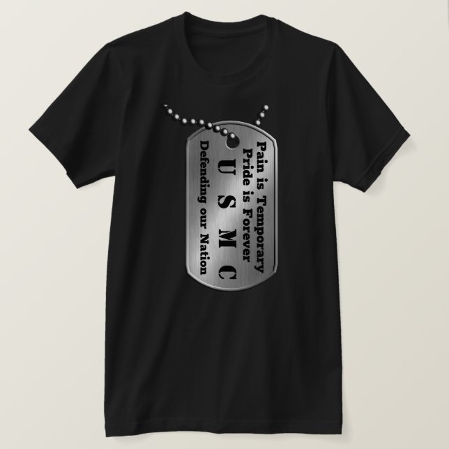 Pain is Temporary Pride is Forever  T-Shirt (Design Front)