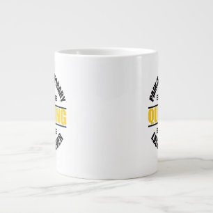 Pain Is Temporary Quitting Lasts Forever Large Coffee Mug