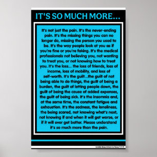PAIN... IT'S SO MUCH MORE... POSTER