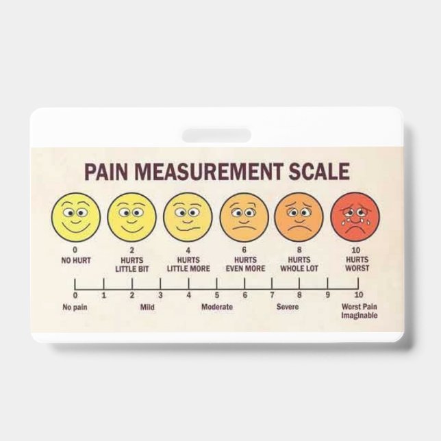 Pain Management ID Badge (Front)