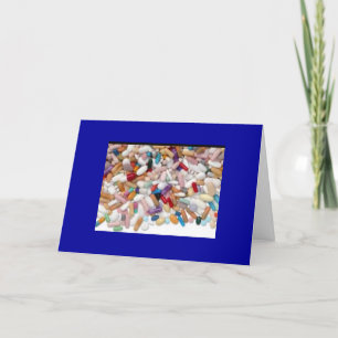 Pain Pills for a Pain-free Holiday Card