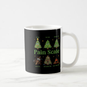 Pain Scale Christmas Funny Tree Xmas Nurse Holiday Coffee Mug