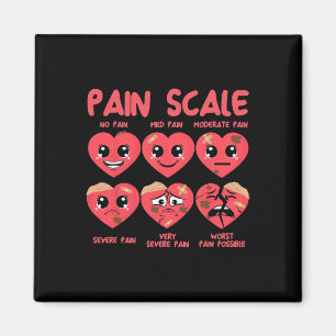 Pain Scale Heart Candy Trauma Nurse Triage Valenti Magnet
