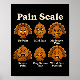 Pain Scale Pumpkin Pain Essment Trauma Nurse Hallo Poster