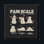 Pain Scale Snowman Nurse Christmas Xmas Snow Pajam Magnet<br><div class="desc">Pain Scale Snowman Nurse Christmas Xmas Snow Pajamas Holiday</div>