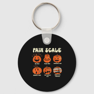 Pain Scale Soky Pumpkin Fall Halloween Trauma Nurs Key Ring