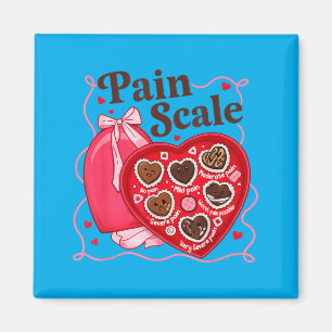 Pain Scale Valentines Funny Nurse Doctor Medical Magnet