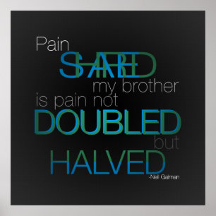 Pain Shared Poster