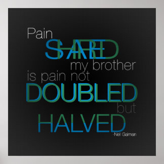 Pain Shared Poster