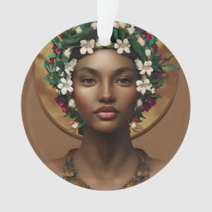 Pain to Power   African-American Queen Ornament