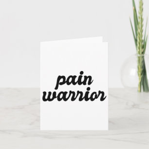 Pain Warrior Crps Awareness Month Chronic Disease  Card