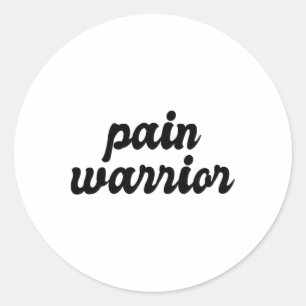 Pain Warrior Crps Awareness Month Chronic Disease Classic Round Sticker