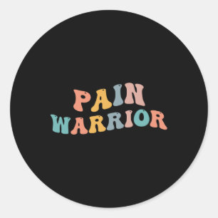 Pain Warrior Crps Awareness Month Chronic Illness  Classic Round Sticker