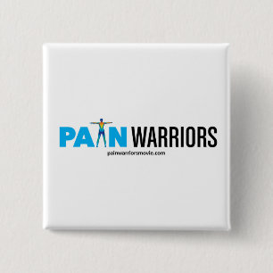 Pain Warriors Movie 15 Cm Square Badge