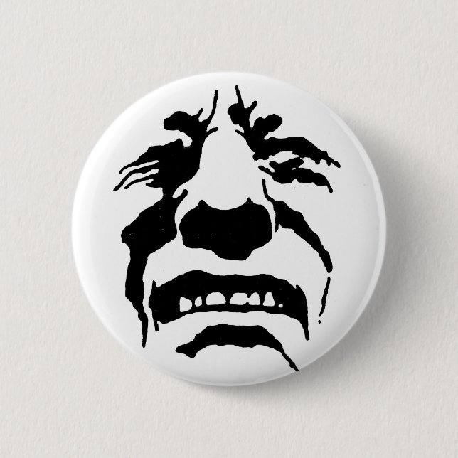 "Pained Guy" Limited Potential Fanzine button (Front)
