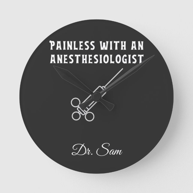 Painless with an Anaesthesiologist, Anaesthesiolog Round Clock (Front)