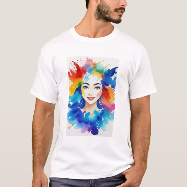 paint #8 T-Shirt (Front)